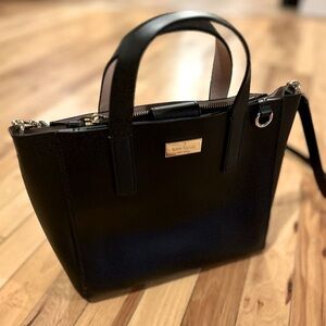 Women’s Kate Spade Black Leather Crossbody Hand Bag